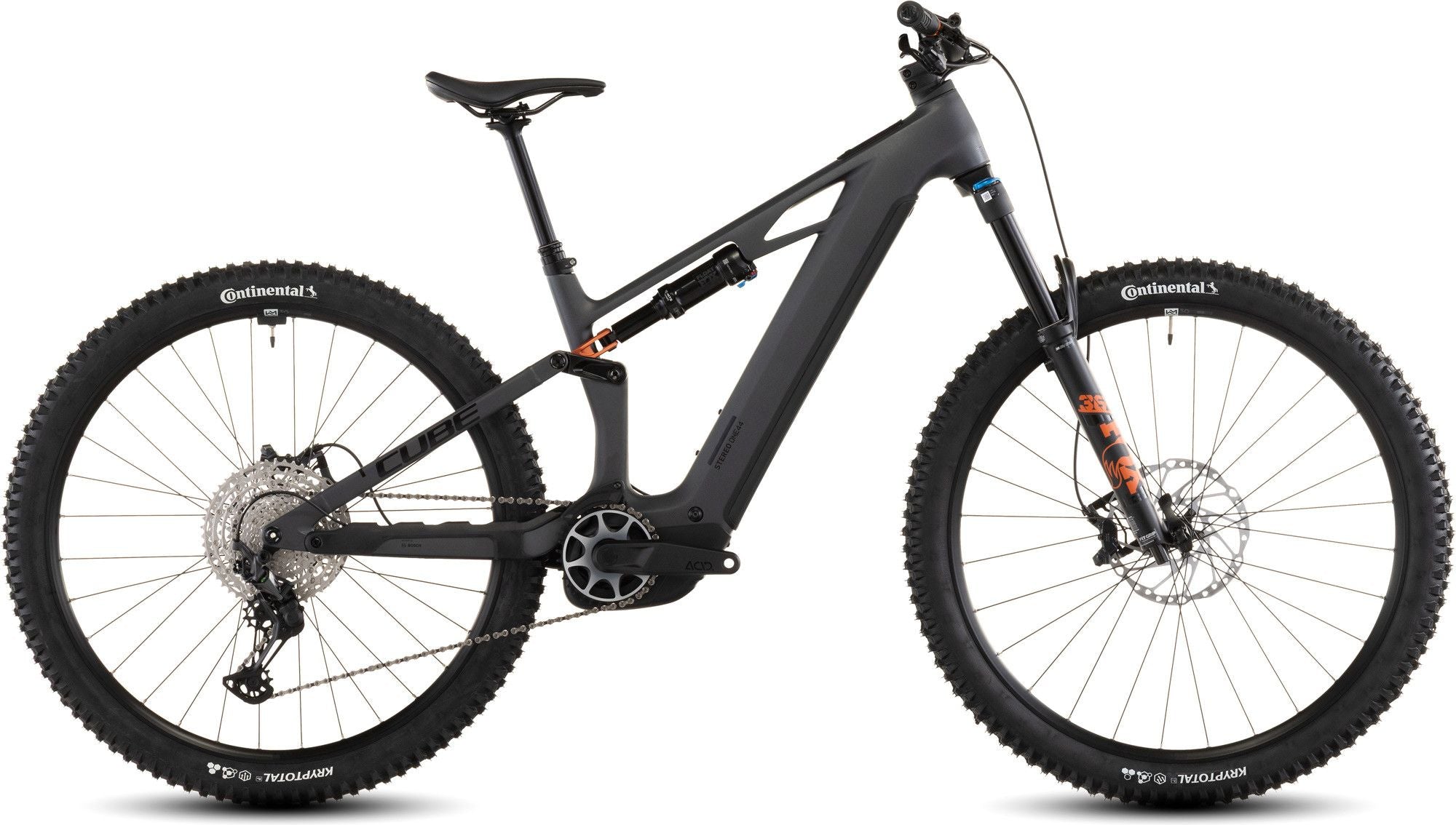 VTT Électrique Tout-Suspendu Cube Stereo Hybrid One44 HPC SLX 800 Shimano Deore XT 12V 800 Wh 27.5'' Gris Slab 2026