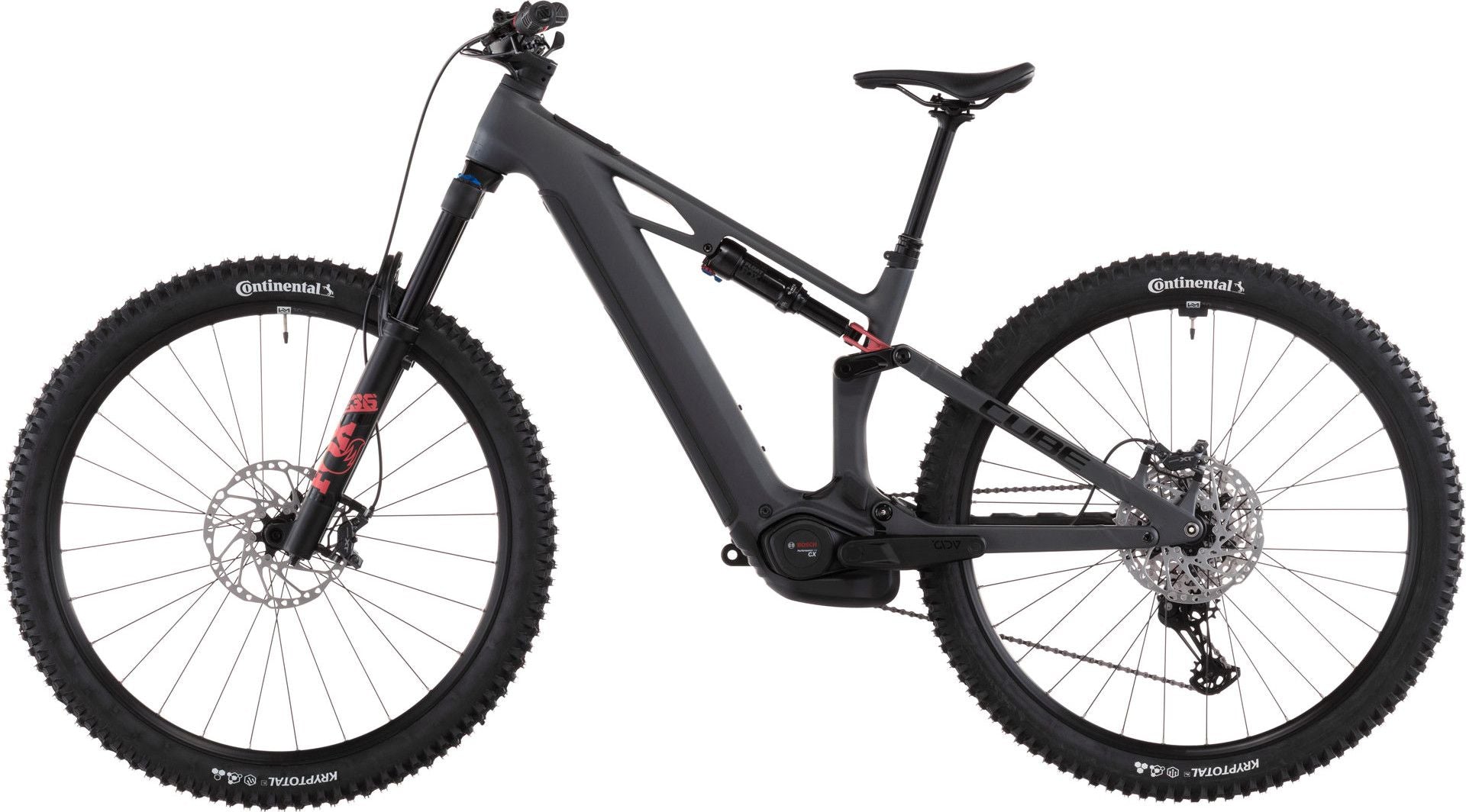 VTT Électrique Tout-Suspendu Cube Stereo Hybrid One44 HPC SLX 800 Shimano Deore XT 12V 800 Wh 27.5'' Gris Slab 2026