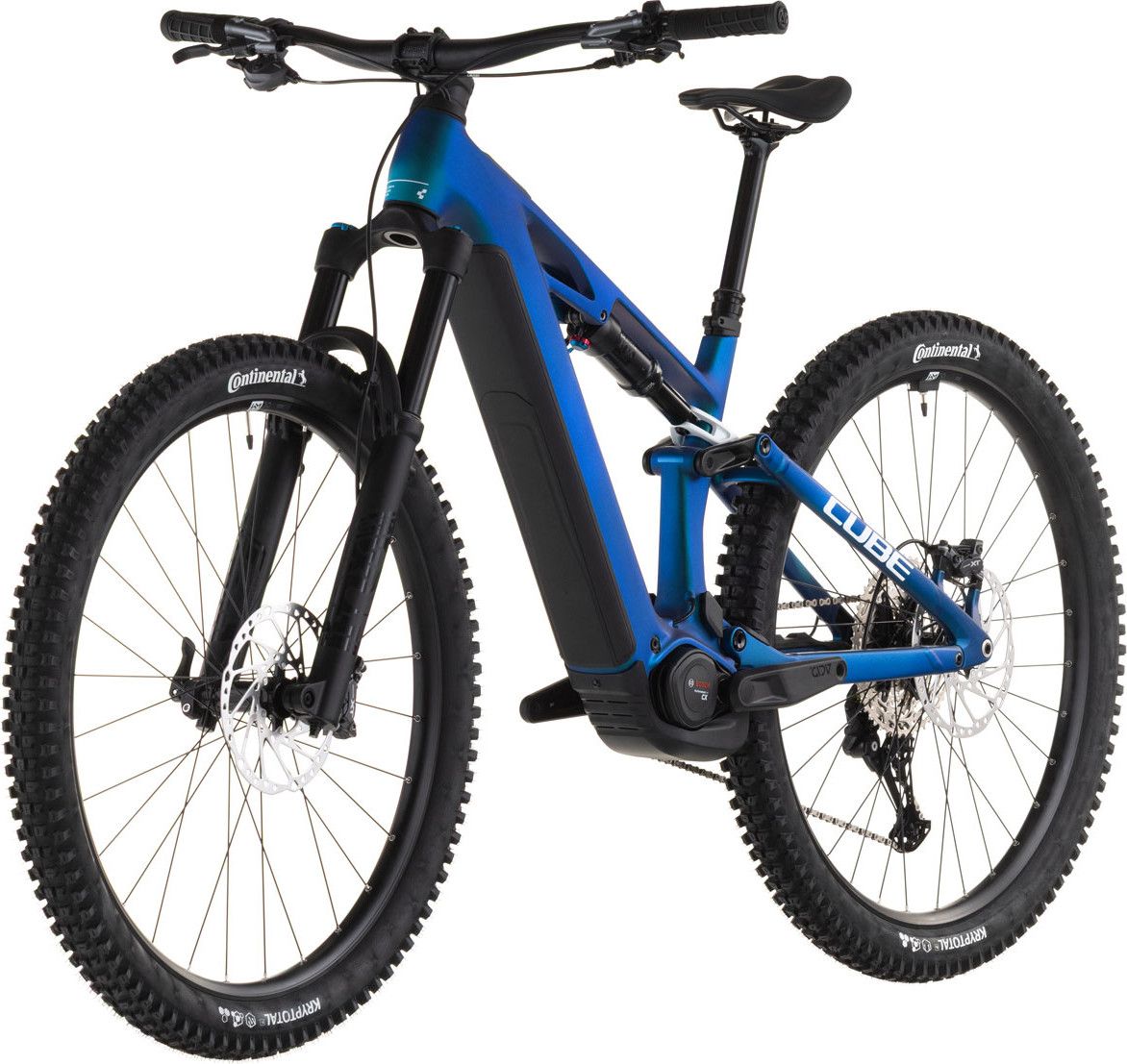 VTT Électrique Tout-Suspendu Cube Stereo Hybrid One44 HPC SLX 800 12V 800 Wh Bosch 120 Nm 29'' Bleu Nebula 2026