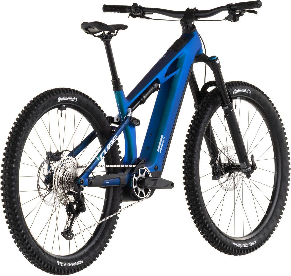 VTT Électrique Tout-Suspendu Cube Stereo Hybrid One44 HPC SLX 800 12V 800 Wh Bosch 120 Nm 29'' Bleu Nebula 2026