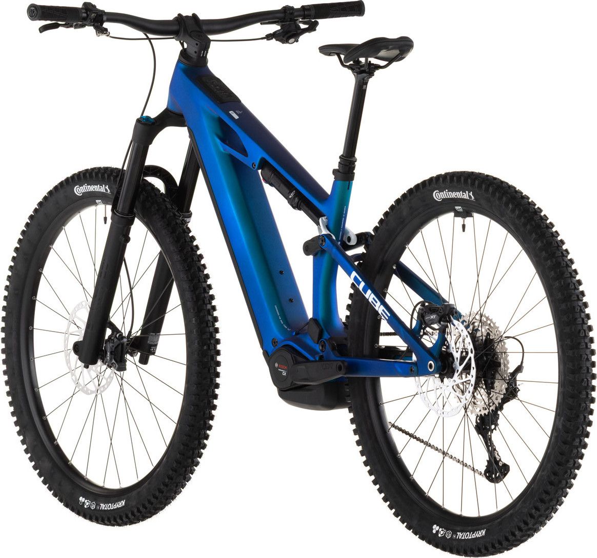 VTT Électrique Tout-Suspendu Cube Stereo Hybrid One44 HPC SLX 800 12V 800 Wh Bosch 120 Nm 27.5'' Bleu Nebula 2026