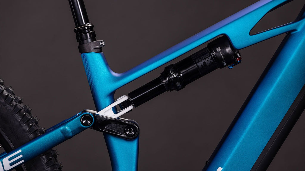 VTT Électrique Tout-Suspendu Cube Stereo Hybrid One44 HPC SLX 800 12V 800 Wh Bosch 120 Nm 27.5'' Bleu Nebula 2026
