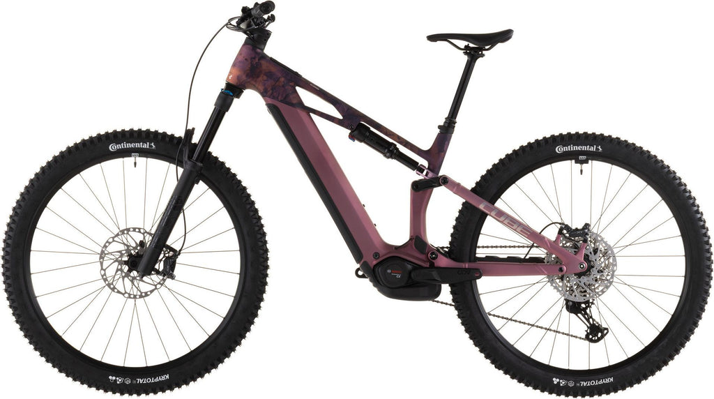 VTT Électrique Tout-Suspendu Cube Stereo Hybrid One44 HPC SLX 800 12V 800 Wh Bosch 120 Nm 29'' Rose Shift Blush Art 2026