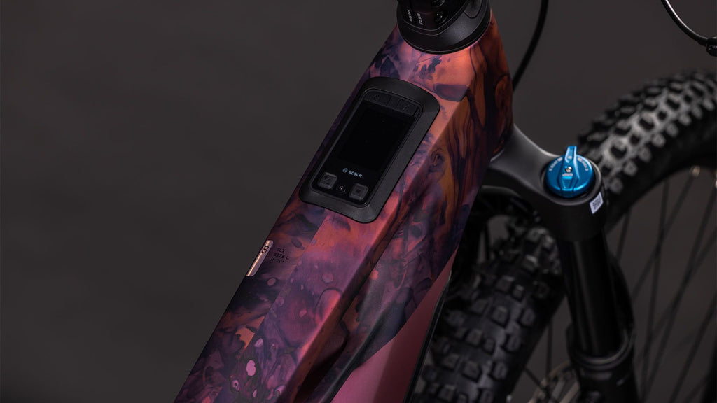 VTT Électrique Tout-Suspendu Cube Stereo Hybrid One44 HPC SLX 800 12V 800 Wh Bosch 120 Nm 29'' Rose Shift Blush Art 2026