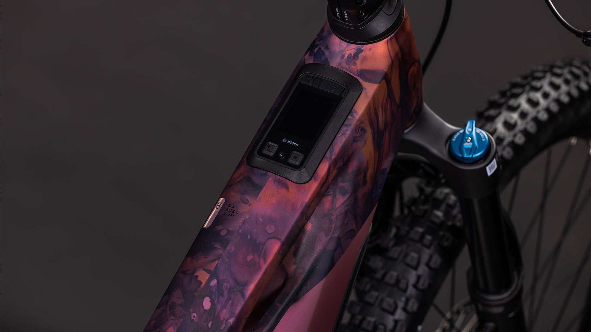 VTT Électrique Tout-Suspendu Cube Stereo Hybrid One44 HPC SLX 800 12V 800 Wh Bosch 120 Nm 29'' Rose Shift Blush Art 2026