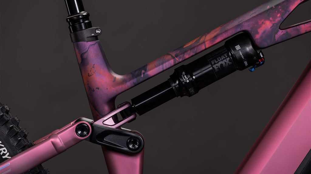 VTT Électrique Tout-Suspendu Cube Stereo Hybrid One44 HPC SLX 800 12V 800 Wh Bosch 120 Nm 29'' Rose Shift Blush Art 2026