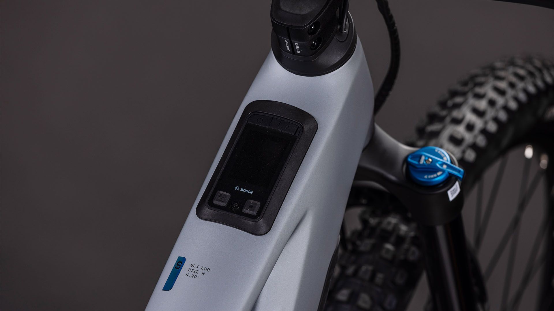 VTT Électrique Tout-Suspendu Cube Stereo Hybrid One44 HPC SLX Evo 800 12V 800 Wh Bosch 120 Nm 29'' Gris Slate 2026