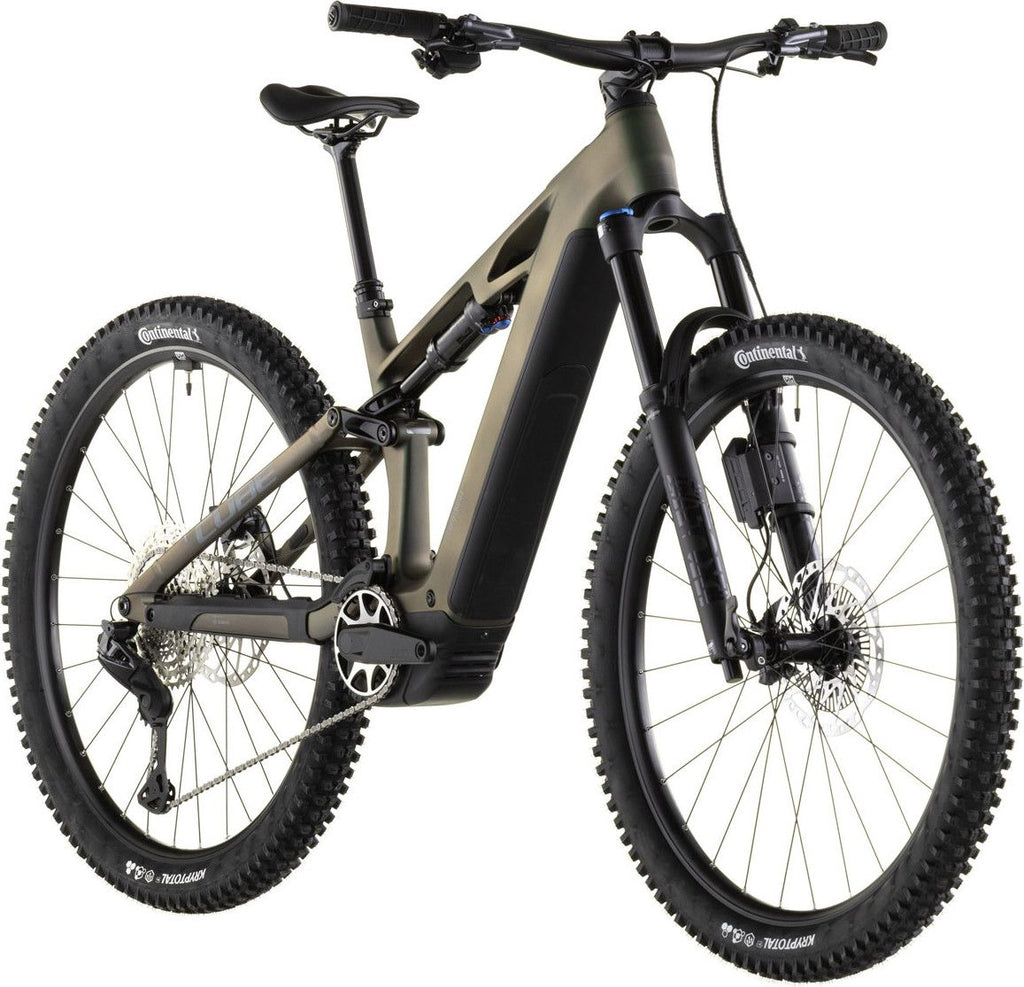 VTT Électrique Tout-Suspendu Cube Stereo Hybrid One44 HPC SLX Evo 800 Shimano Deore XT Di2 12V 800 Wh 29'' Vert Stellar 2026