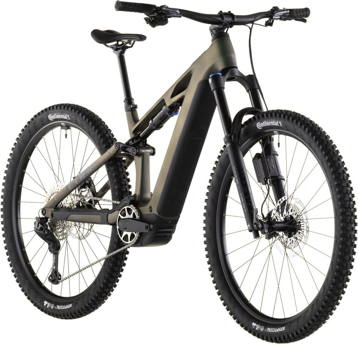 VTT Électrique Tout-Suspendu Cube Stereo Hybrid One44 HPC SLX Evo 800 Shimano Deore XT Di2 12V 800 Wh 29'' Vert Stellar 2026