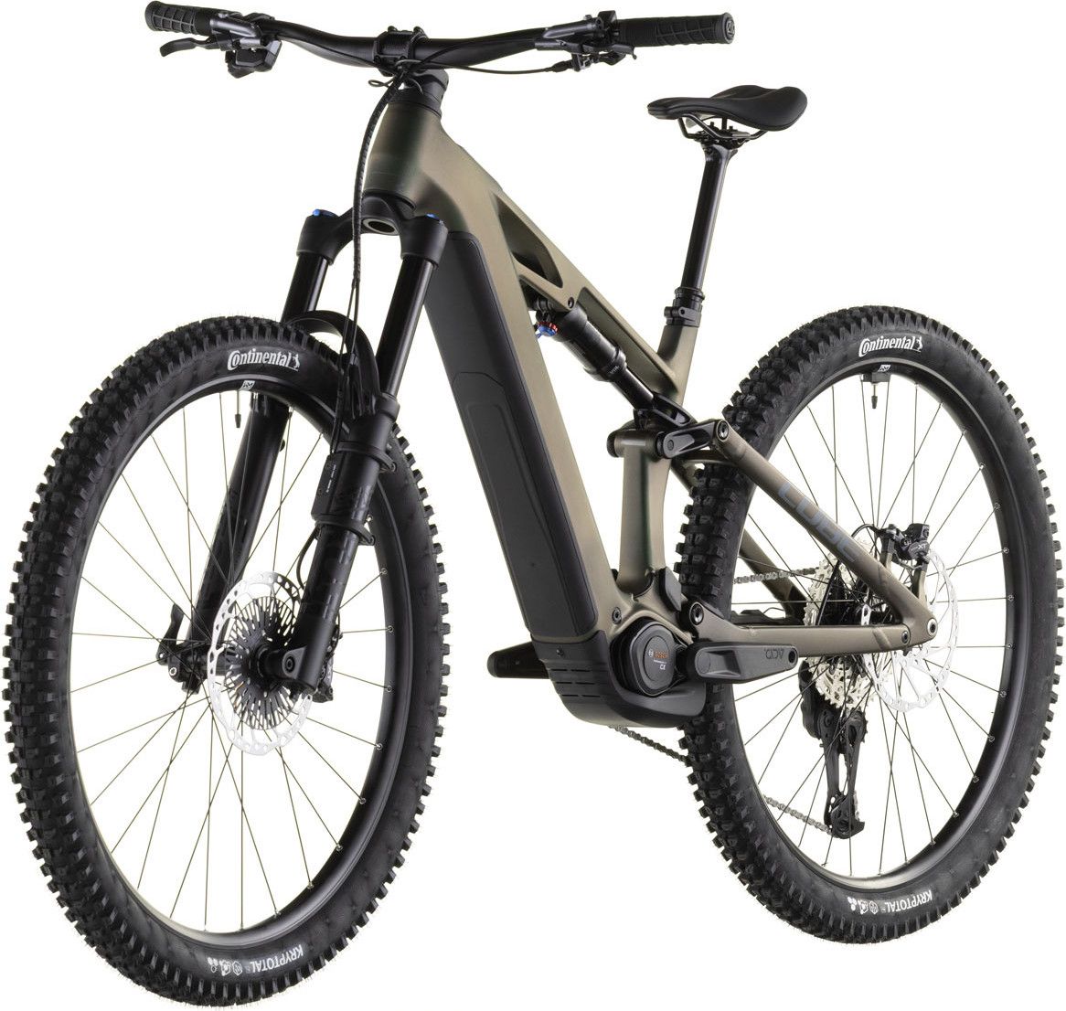 VTT Électrique Tout-Suspendu Cube Stereo Hybrid One44 HPC SLX Evo 800 Shimano Deore XT Di2 12V 800 Wh 29'' Vert Stellar 2026