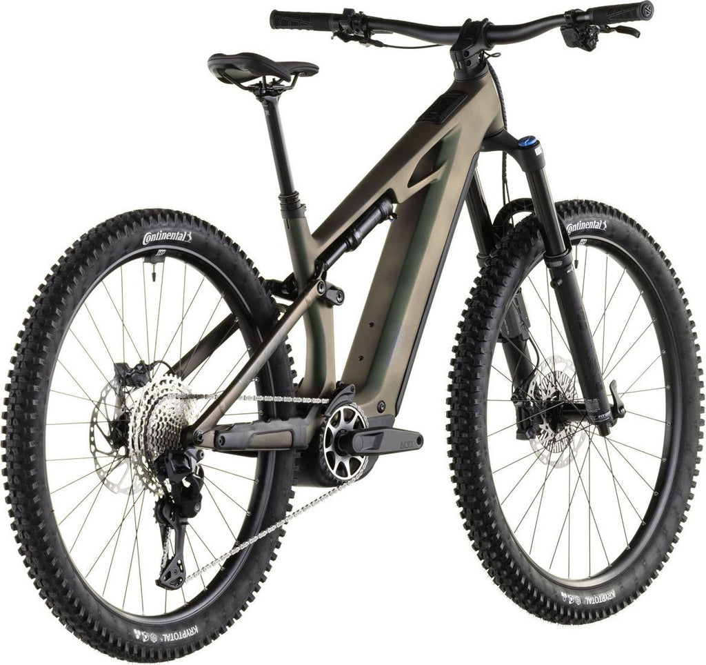 VTT Électrique Tout-Suspendu Cube Stereo Hybrid One44 HPC SLX Evo 800 Shimano Deore XT Di2 12V 800 Wh 29'' Vert Stellar 2026