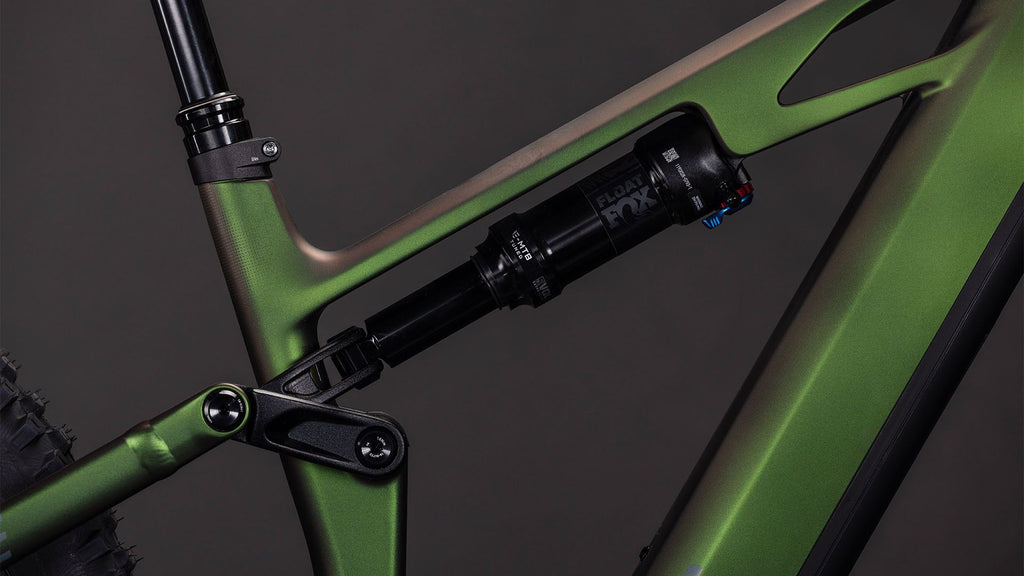 VTT Électrique Tout-Suspendu Cube Stereo Hybrid One44 HPC SLX Evo 800 Shimano Deore XT Di2 12V 800 Wh 29'' Vert Stellar 2026