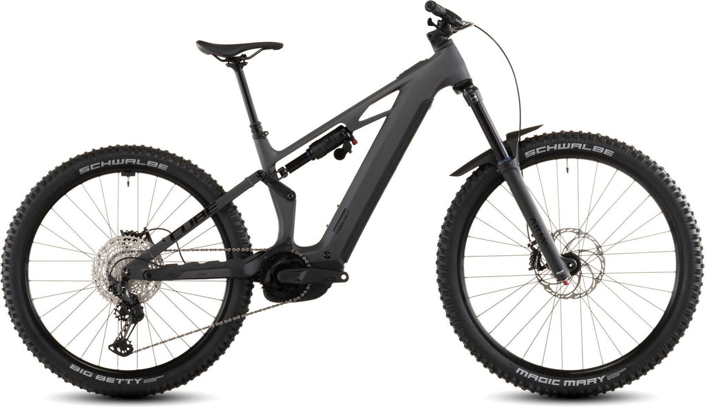 VTT Électrique Tout-Suspendu Cube Stereo Hybrid One77 HPC Race 800 12V 800 Wh Bosch 120 Nm 29''/27.5'' Gris Iron 2026
