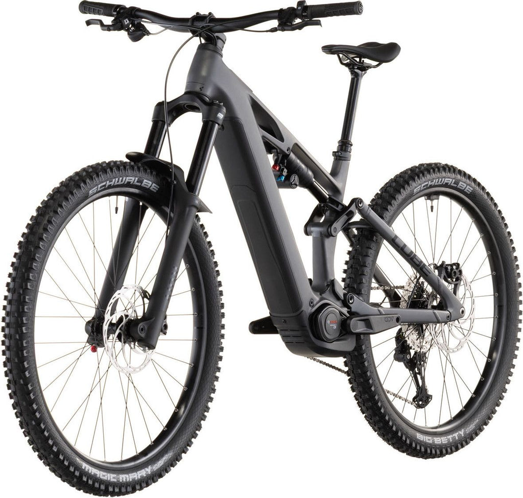 VTT Électrique Tout-Suspendu Cube Stereo Hybrid One77 HPC Race 800 12V 800 Wh Bosch 120 Nm 29''/27.5'' Gris Iron 2026