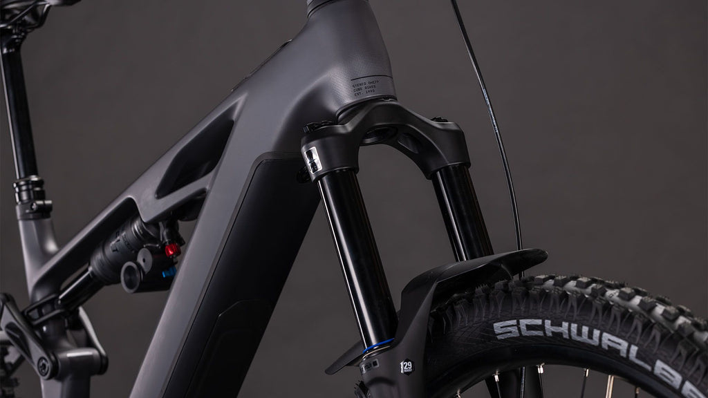 VTT Électrique Tout-Suspendu Cube Stereo Hybrid One77 HPC Race 800 12V 800 Wh Bosch 120 Nm 29''/27.5'' Gris Iron 2026