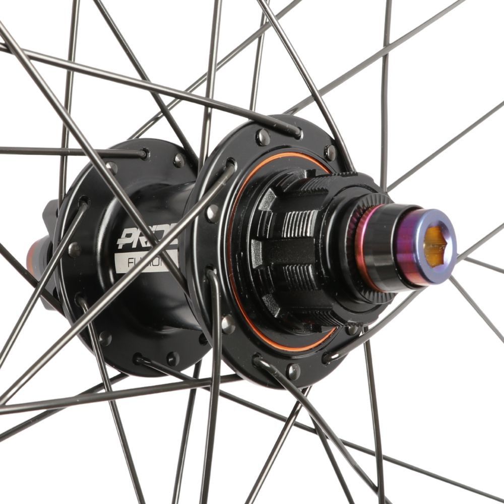 Paire de Roues Carbone Wave Expert 20 Pride Fusion Disc 10mm Noir Mat