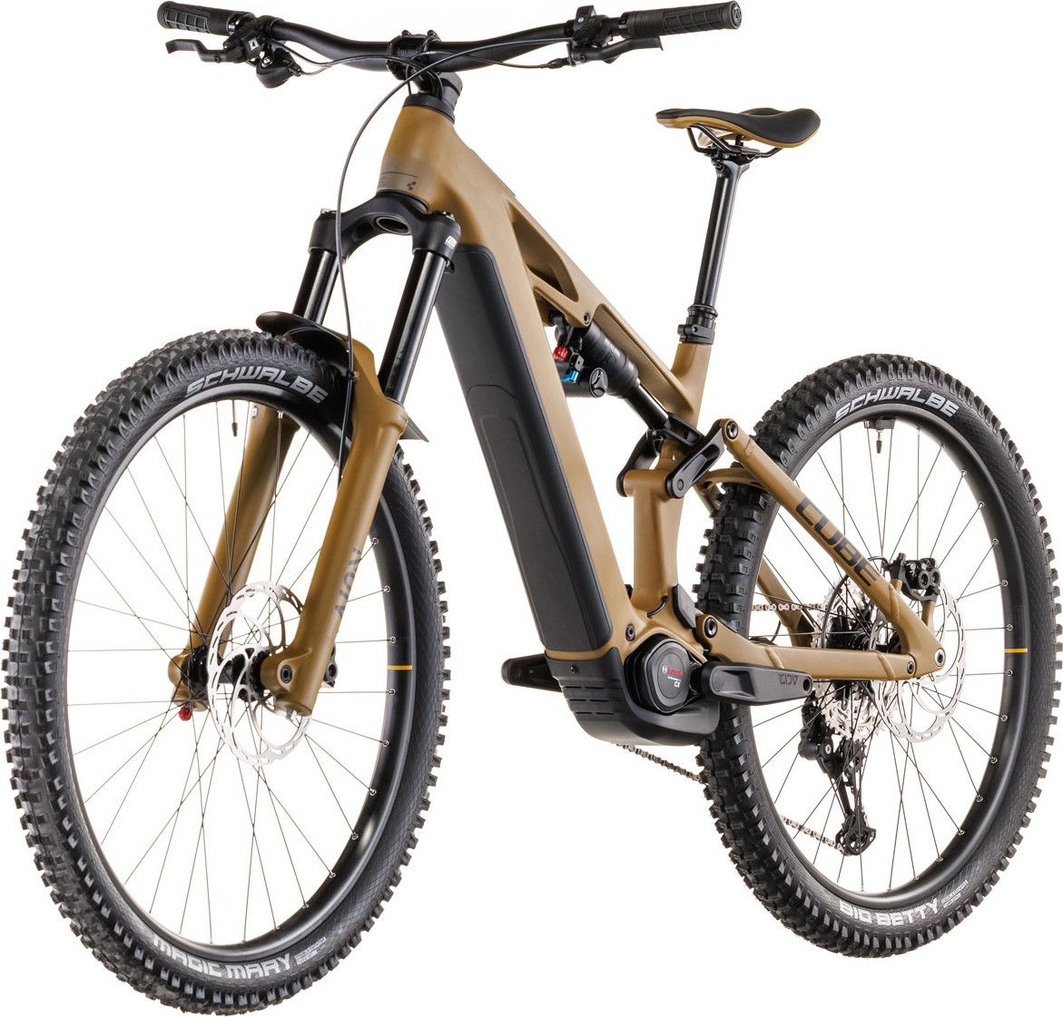 VTT Électrique Tout-Suspendu Cube Stereo Hybrid One77 HPC Race 800 12V 800 Wh Bosch 120 Nm 29''/27.5'' Vert Willow 2026