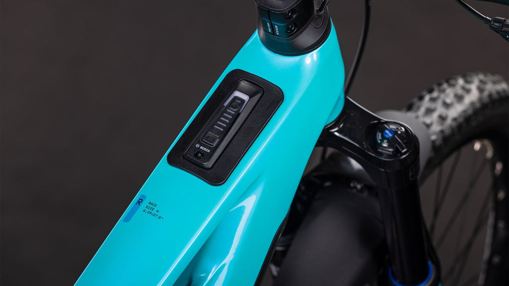 VTT Électrique Tout-Suspendu Cube Stereo Hybrid One77 HPC Race 800 12V 800 Wh Bosch 120 Nm 29''/27.5'' Bleu Swimming Pool 2026