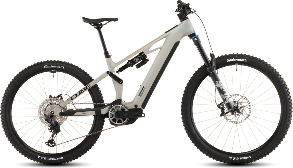 VTT Électrique Tout-Suspendu Cube Stereo Hybrid One77 HPC SLX 800 12V 800 Wh Bosch 120 Nm 29''/27.5'' Beige Glint Sand 2026