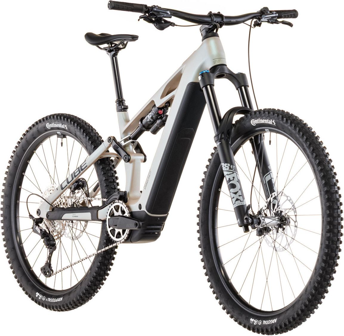 VTT Électrique Tout-Suspendu Cube Stereo Hybrid One77 HPC SLX 800 12V 800 Wh Bosch 120 Nm 29''/27.5'' Beige Glint Sand 2026