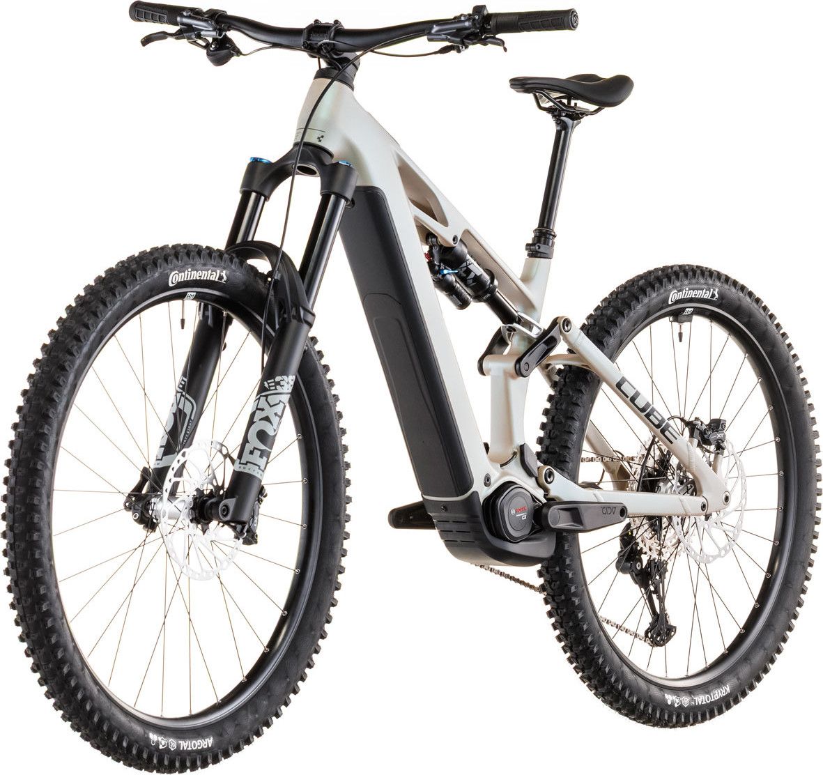 VTT Électrique Tout-Suspendu Cube Stereo Hybrid One77 HPC SLX 800 12V 800 Wh Bosch 120 Nm 29''/27.5'' Beige Glint Sand 2026