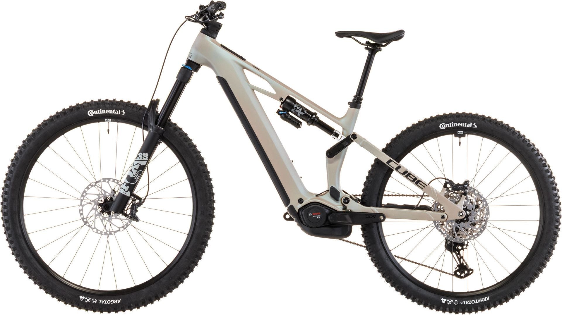 VTT Électrique Tout-Suspendu Cube Stereo Hybrid One77 HPC SLX 800 12V 800 Wh Bosch 120 Nm 29''/27.5'' Beige Glint Sand 2026