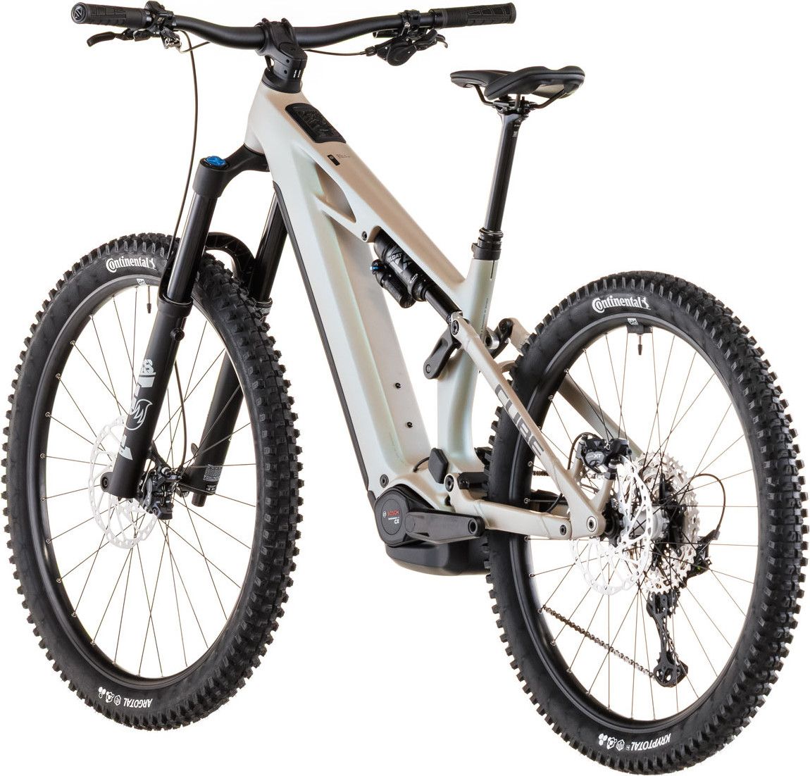 VTT Électrique Tout-Suspendu Cube Stereo Hybrid One77 HPC SLX 800 12V 800 Wh Bosch 120 Nm 29''/27.5'' Beige Glint Sand 2026