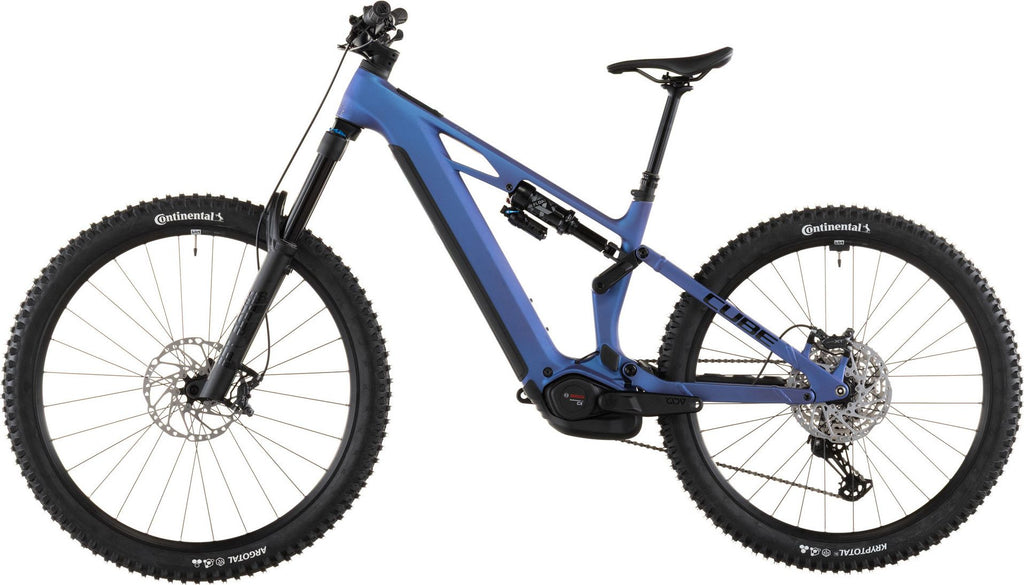 VTT Électrique Tout-Suspendu Cube Stereo Hybrid One77 HPC SLX 800 12V 800 Wh Bosch 120 Nm 29''/27.5'' Bleu Iris Violet 2026