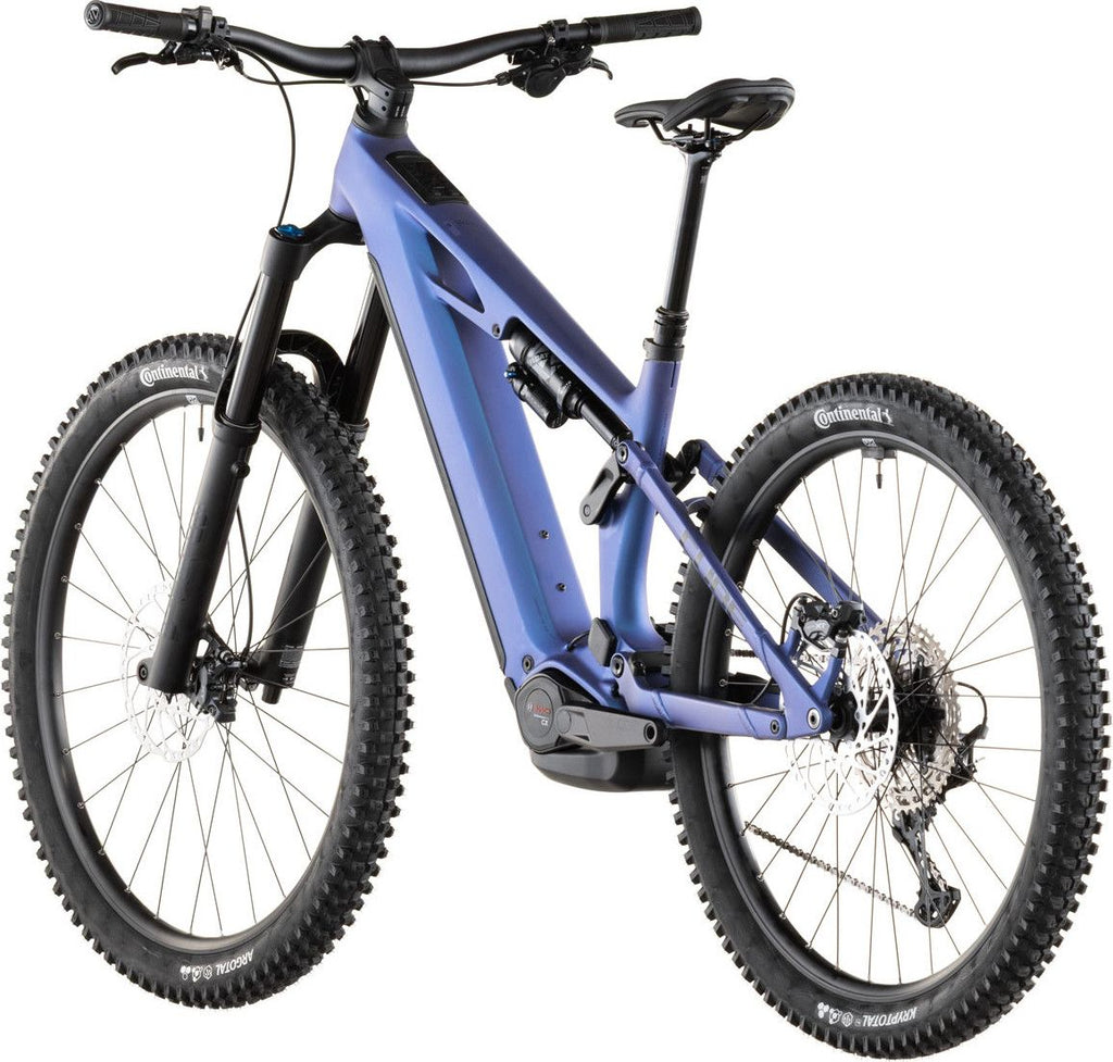 VTT Électrique Tout-Suspendu Cube Stereo Hybrid One77 HPC SLX 800 12V 800 Wh Bosch 120 Nm 29''/27.5'' Bleu Iris Violet 2026