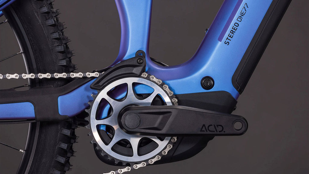 VTT Électrique Tout-Suspendu Cube Stereo Hybrid One77 HPC SLX 800 12V 800 Wh Bosch 120 Nm 29''/27.5'' Bleu Iris Violet 2026