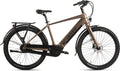 Vélo de ville électrique Adore 27,5 aluminium citybike Cx-290 moteur central 75nm / 15Ah bronze mat