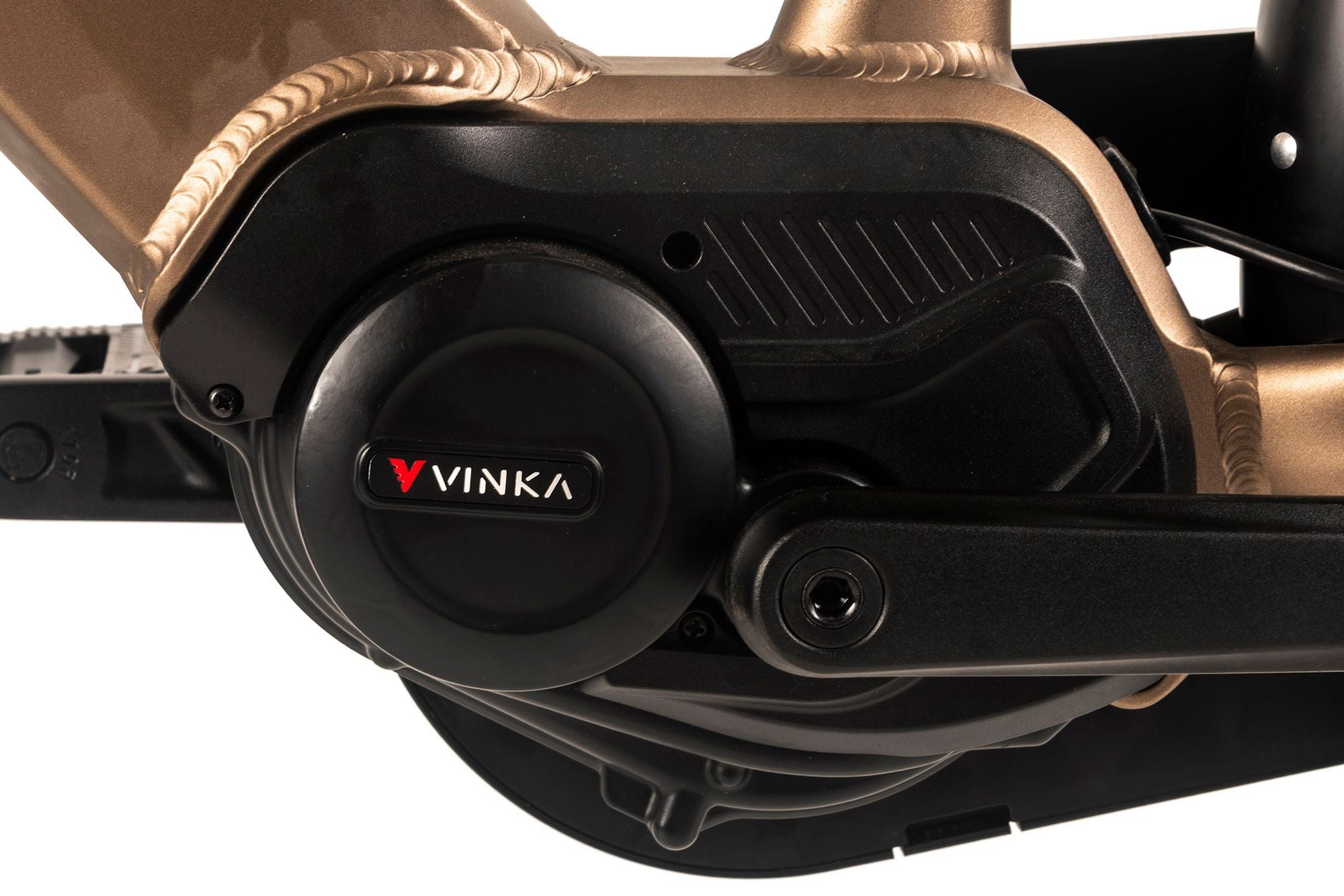 Vélo de ville électrique Adore 27,5 aluminium citybike Cx-290 moteur central 75nm / 15Ah bronze mat