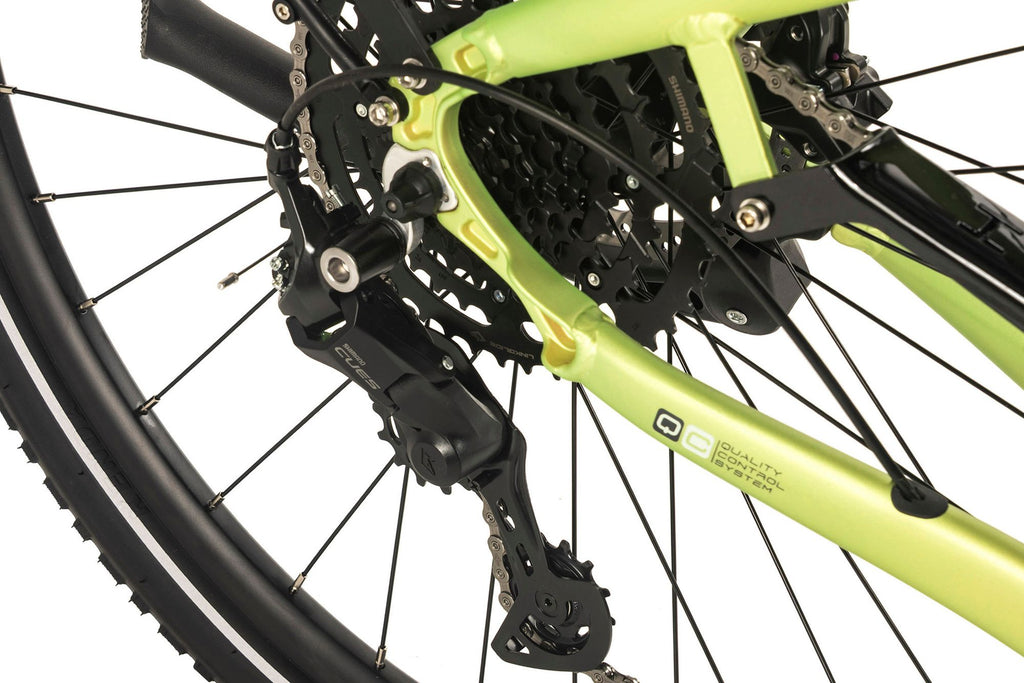 Vélo de ville électrique Adore 28 aluminium citybike Cx-280 moteur central 85nm / 15Ah vert acidulé