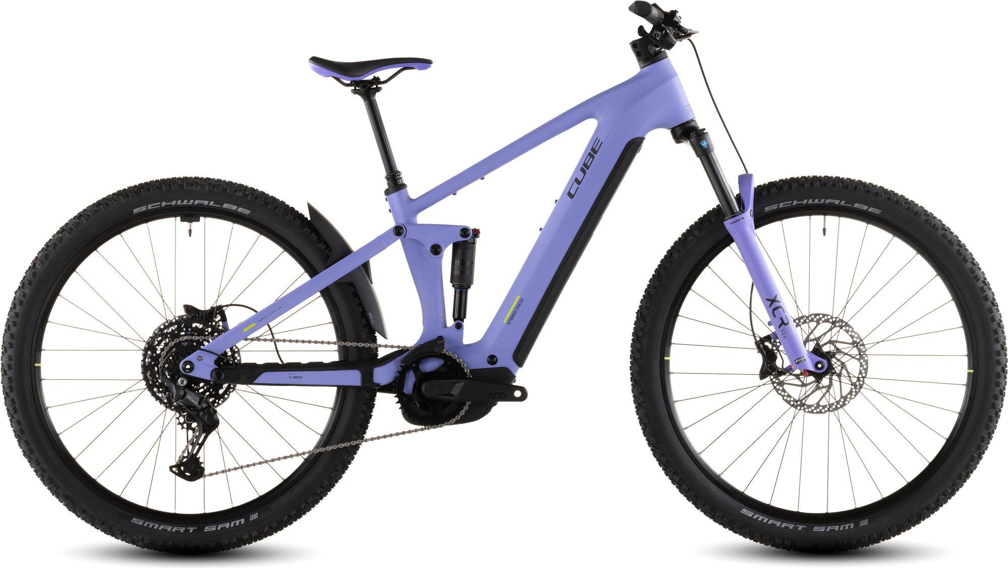 VTT Électrique Tout-Suspendu Cube Stereo Hybrid One22 Pro 800 10V 800 Wh Bosch 120 Nm 29'' Violet Lucid Lilac 2026