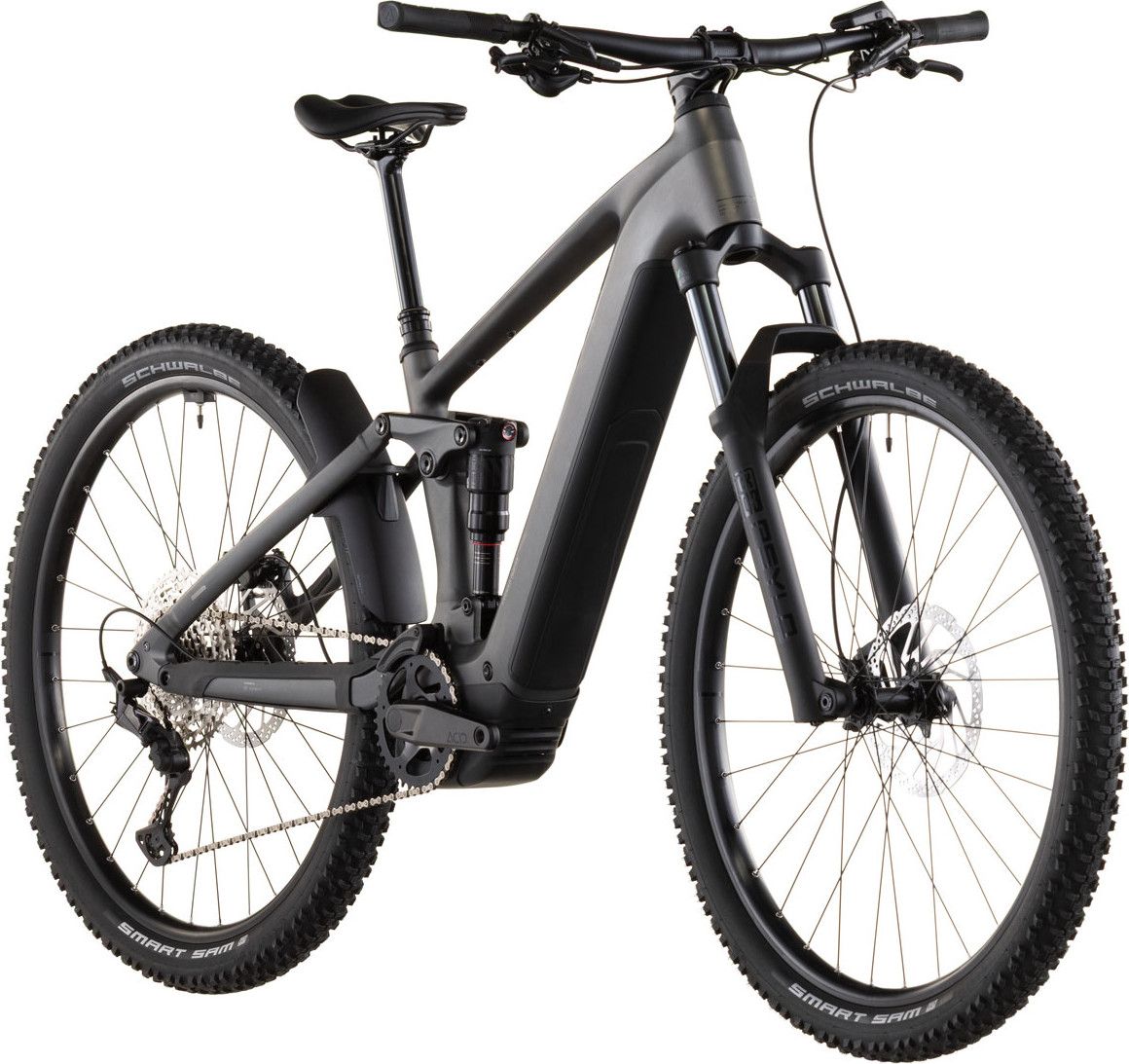 VTT Électrique Tout-Suspendu Cube Stereo Hybrid One22 Race 800 12V 800 Wh Bosch 120 Nm 29'' Gris Slab 2026