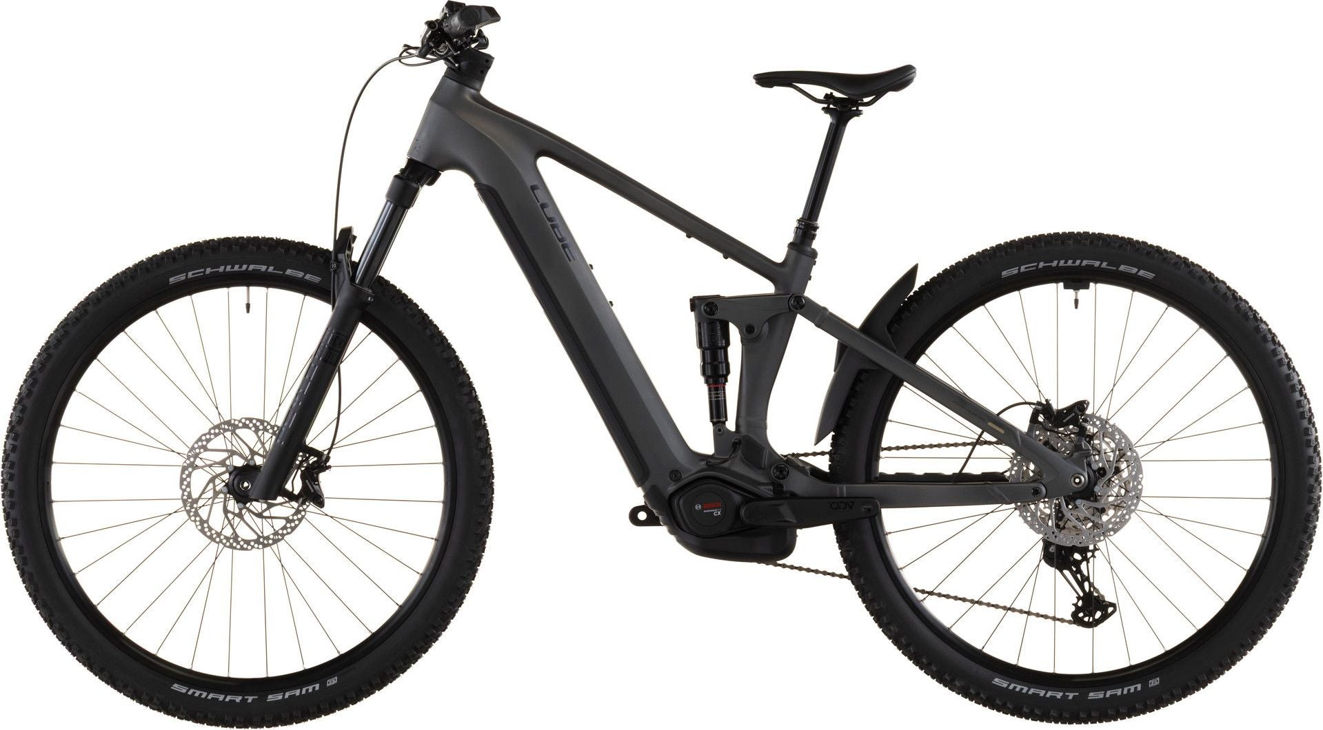 VTT Électrique Tout-Suspendu Cube Stereo Hybrid One22 Race 800 12V 800 Wh Bosch 120 Nm 29'' Gris Slab 2026