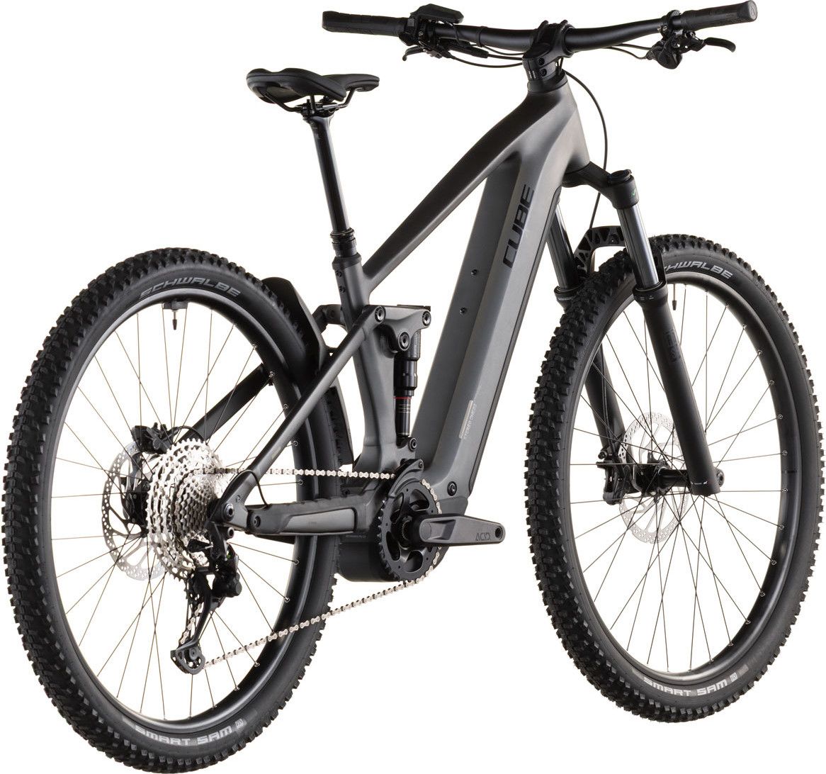 VTT Électrique Tout-Suspendu Cube Stereo Hybrid One22 Race 800 12V 800 Wh 27.5'' Bosch 120 Nm Gris Slab 2026