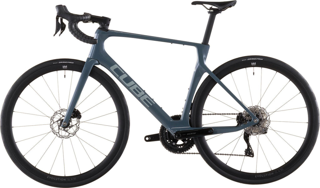 Vélo de Route Cube Agree C:62 One Shimano 105 Di2 12V 700 mm Bleu Gris Storm 2026