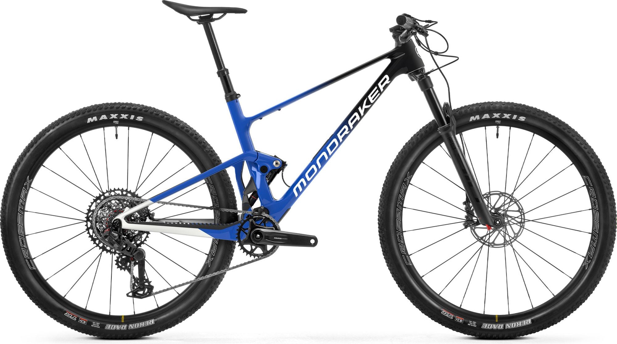 VTT Tout-Suspendu Mondraker F-Podium R Team Issue Sram 12V 29'' Noir Bleu 2026