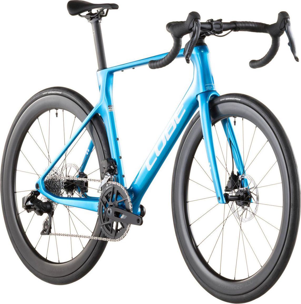 Vélo de Route Cube Agree C:62 EX Sram Rival AXS 12V 700 mm Bleu Topas 2026