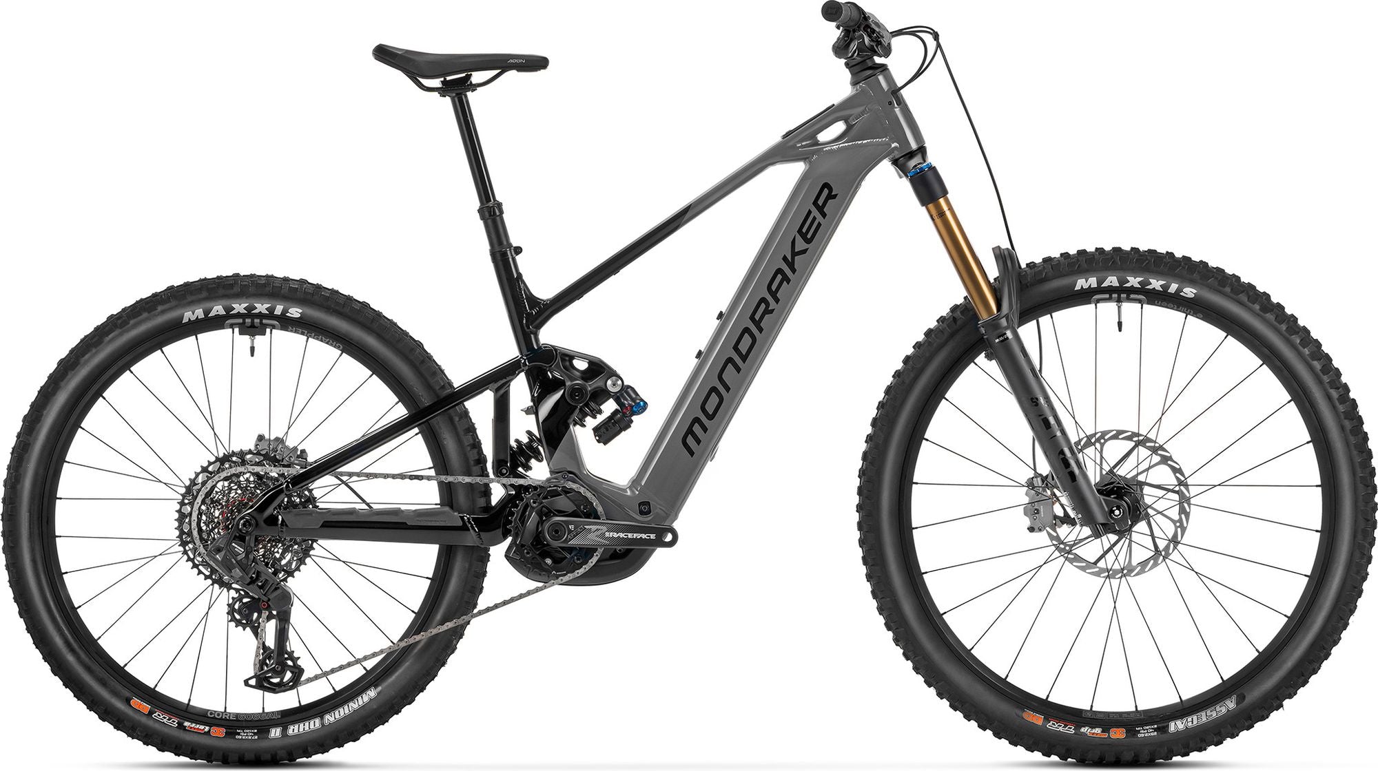 VTT Électrique Tout-Suspendu Mondraker Level RR 12V 800 Wh Bosch 120 Nm MX (29/27.5'') Gris/Noir 2026