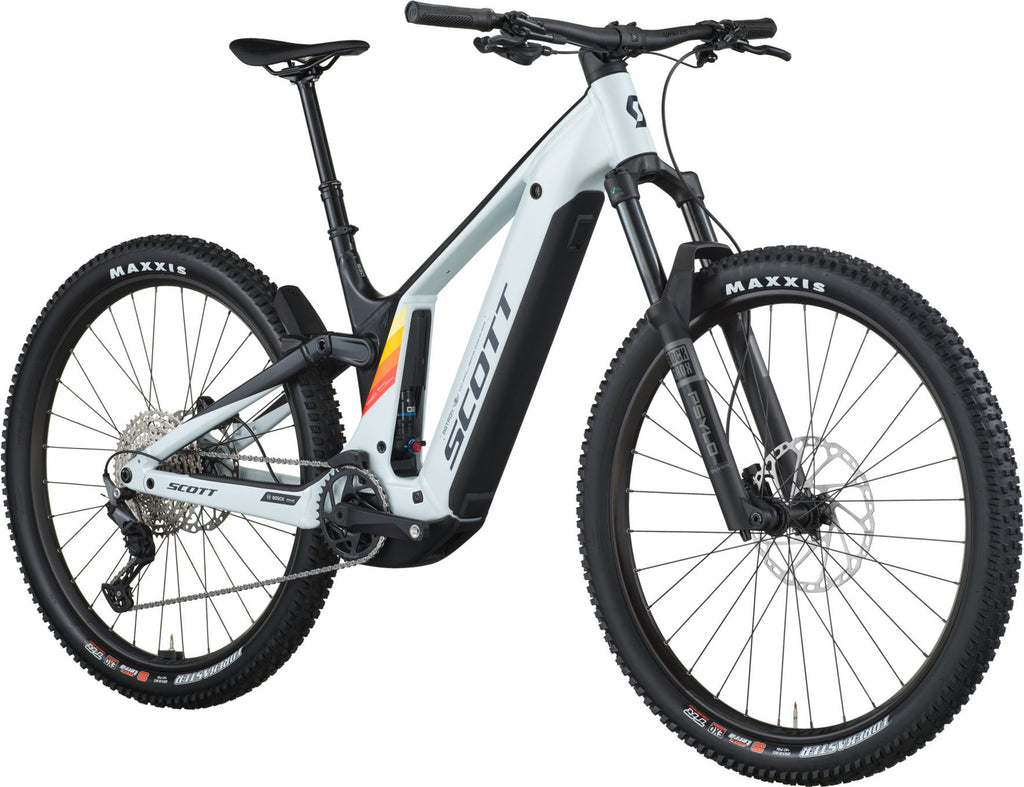 VTT Électrique Tout-Suspendu Scott Patron 930 12V 800Wh Bosch 120 Nm 29'' Blanc 2026