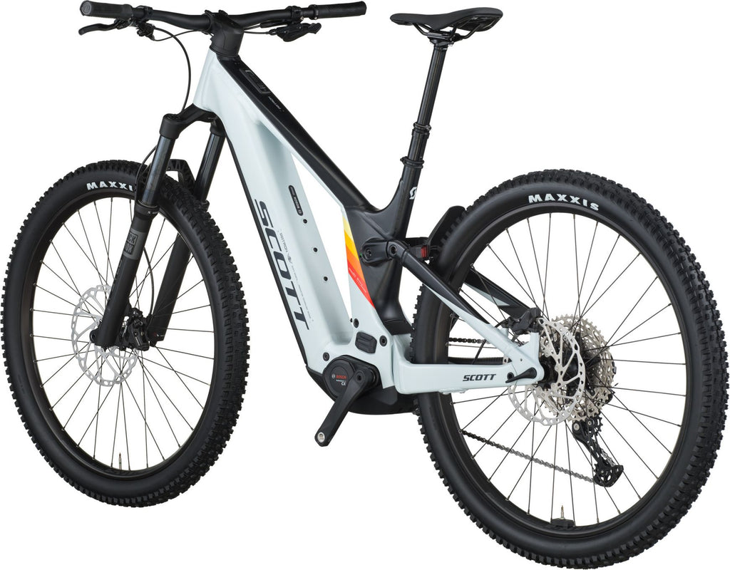 VTT Électrique Tout-Suspendu Scott Patron 930 12V 800Wh Bosch 120 Nm 29'' Blanc 2026