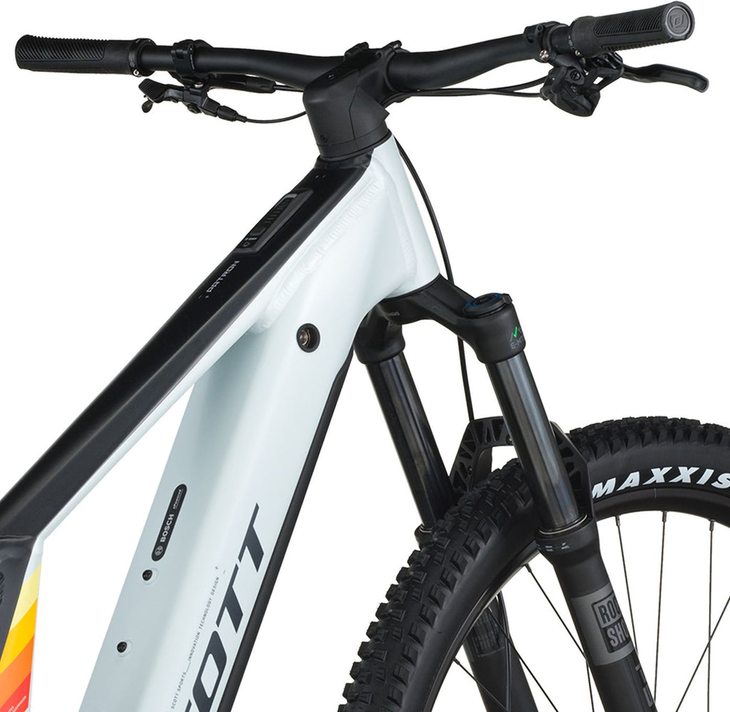 VTT Électrique Tout-Suspendu Scott Patron 930 12V 800Wh Bosch 120 Nm 29'' Blanc 2026
