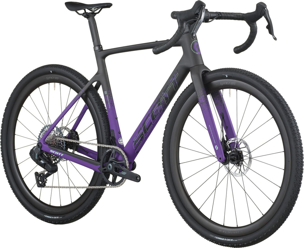 Vélo de Gravel Scott Addict Gravel 20 Sram Rival XPLR AXS 13V 700 mm Noir/Violet 2026