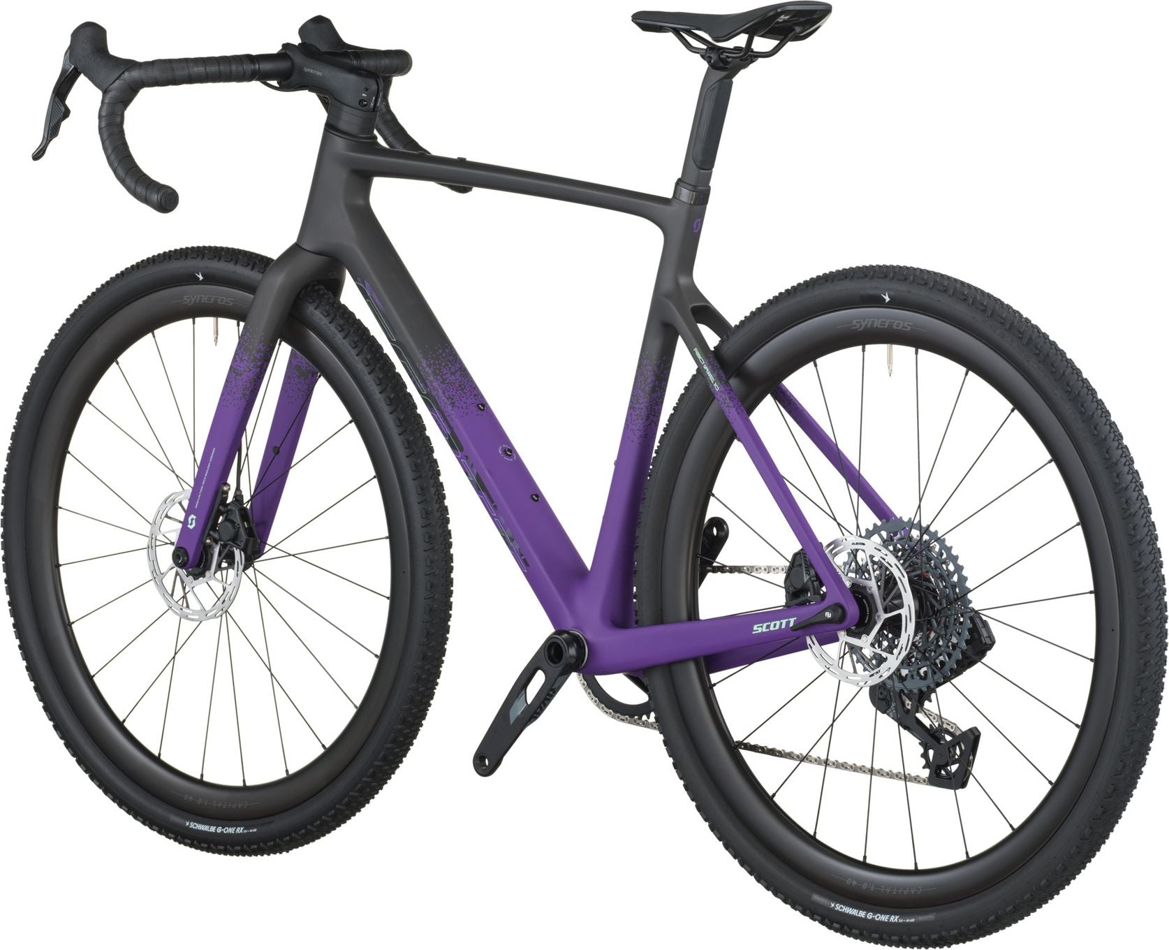 Vélo de Gravel Scott Addict Gravel 20 Sram Rival XPLR AXS 13V 700 mm Noir/Violet 2026