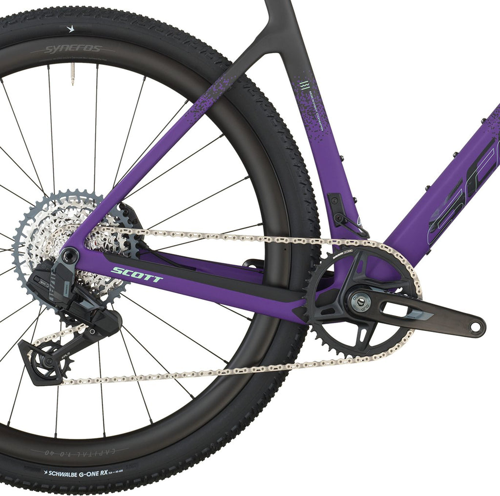 Vélo de Gravel Scott Addict Gravel 20 Sram Rival XPLR AXS 13V 700 mm Noir/Violet 2026