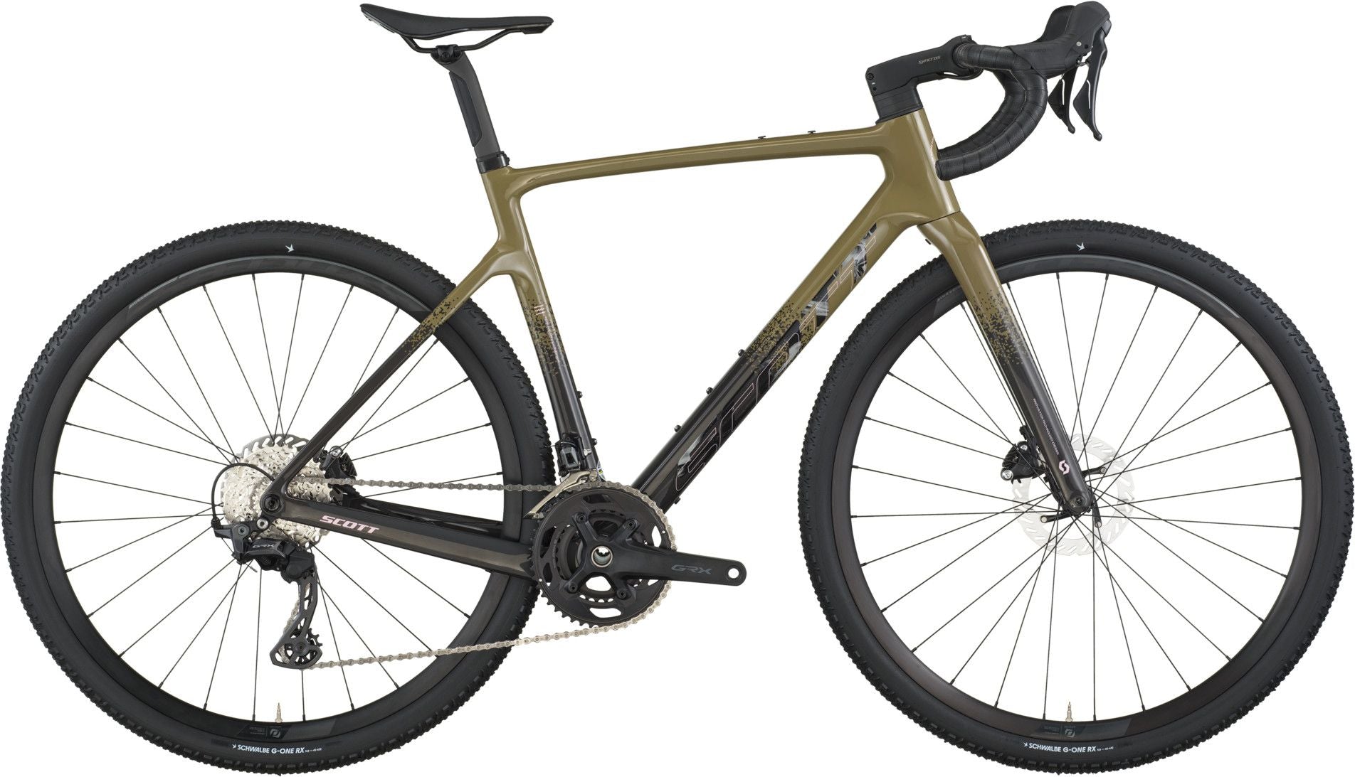 Vélo de Gravel Scott Addict Gravel 40 Shimano GRX 12V 700 mm Marron/Noir 2026
