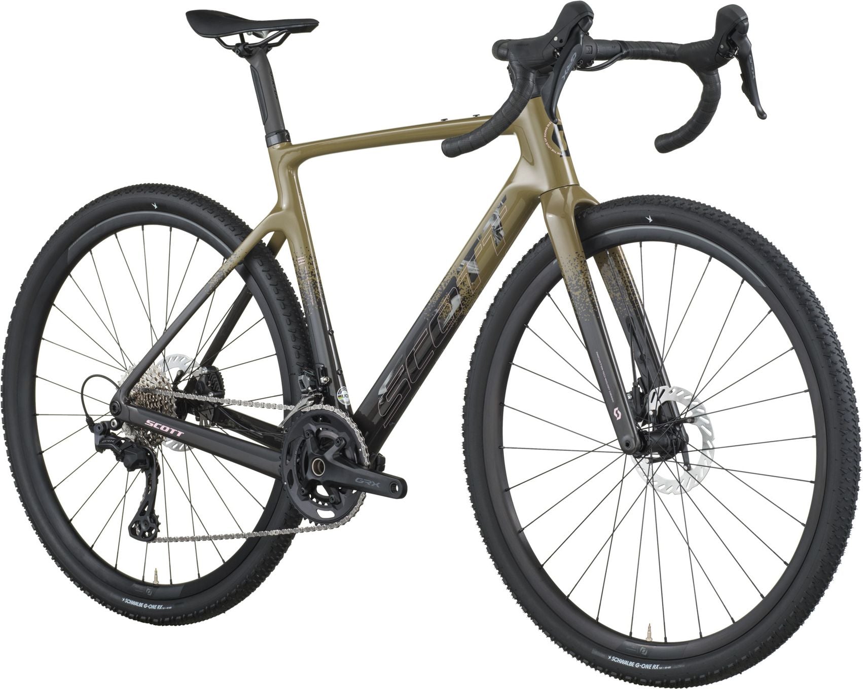 Vélo de Gravel Scott Addict Gravel 40 Shimano GRX 12V 700 mm Marron/Noir 2026