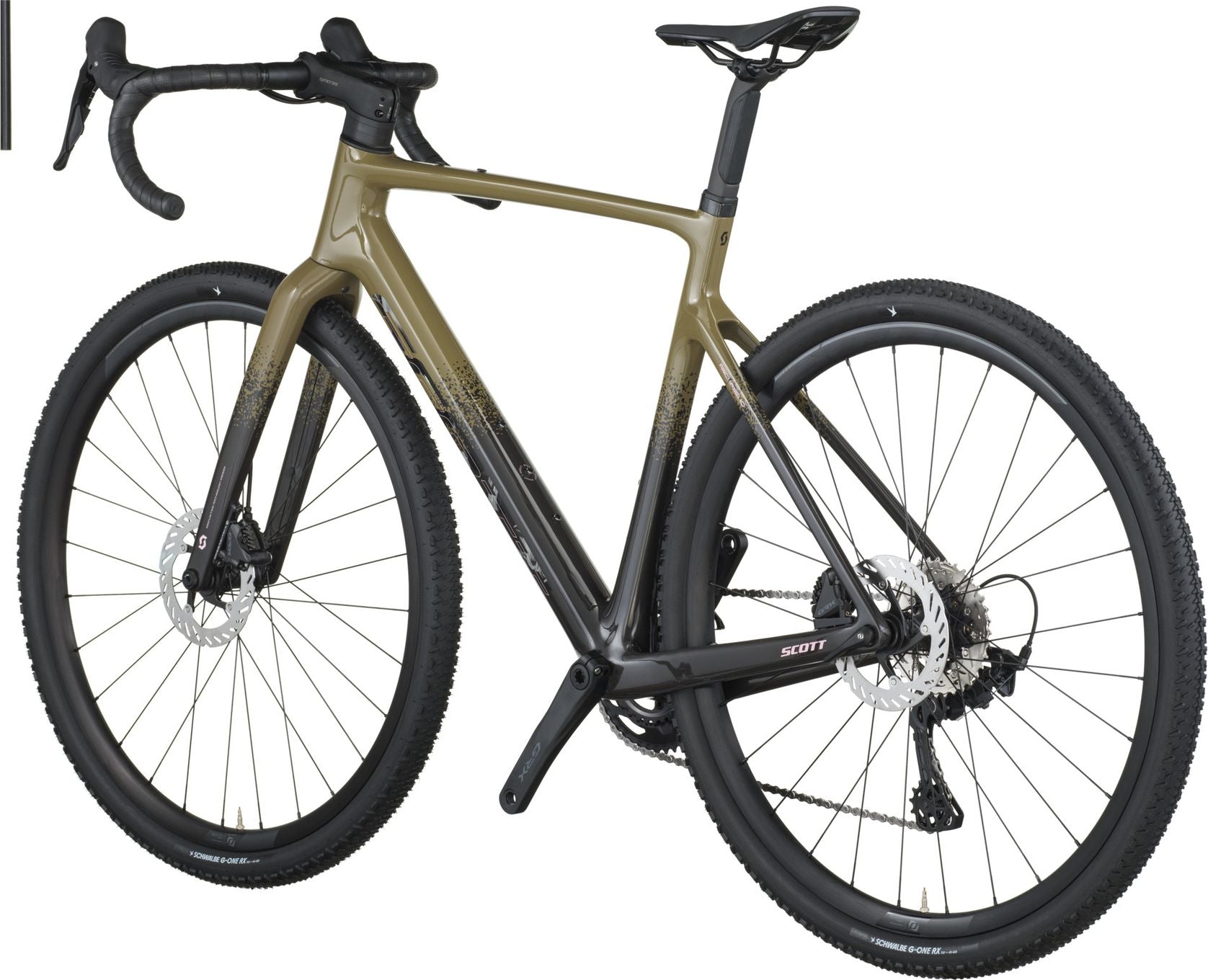 Vélo de Gravel Scott Addict Gravel 40 Shimano GRX 12V 700 mm Marron/Noir 2026